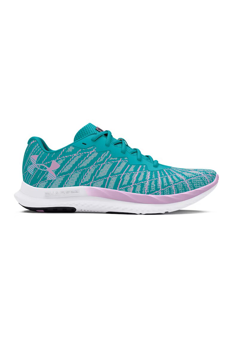 Under Armour Обувки Charged Breeze 2 за бягане - Лилав/Персийско зелено