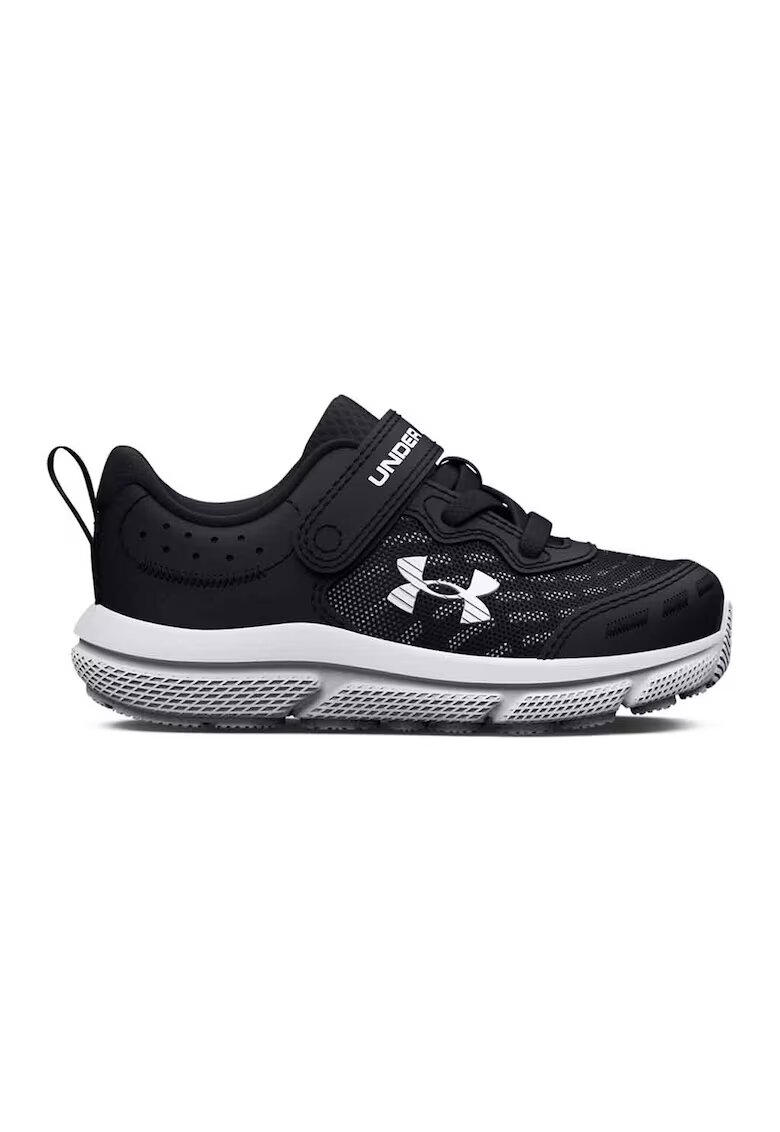 Under Armour Обувки за бягане Assert 10 с велкро - Бял/Черен