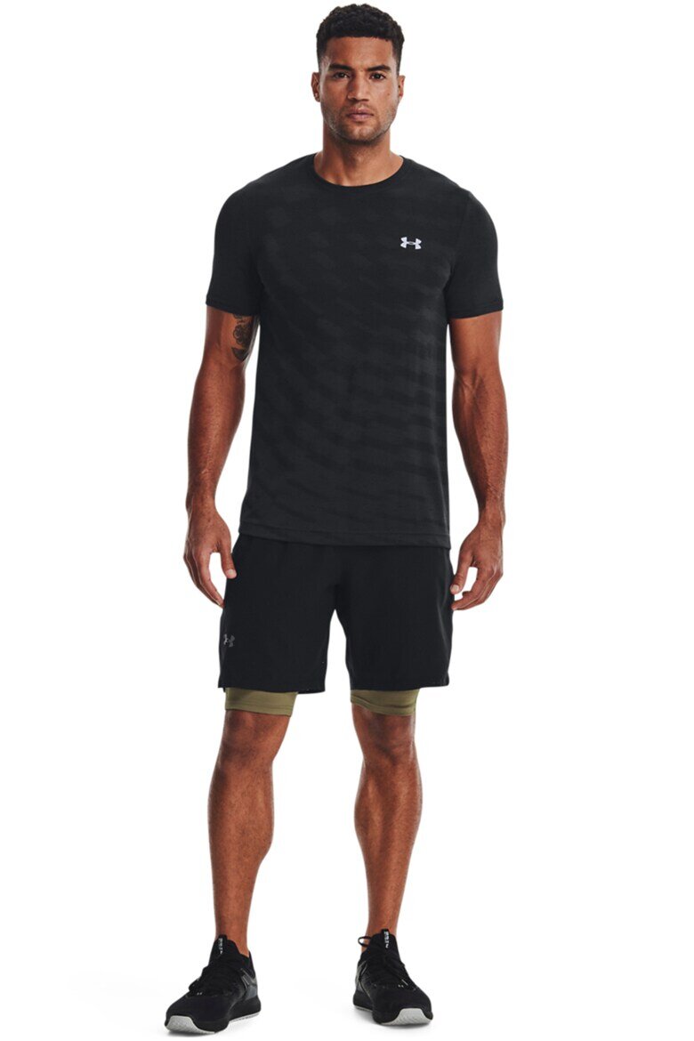 Under Armour Плетени фитнес шорти Vanish Черен