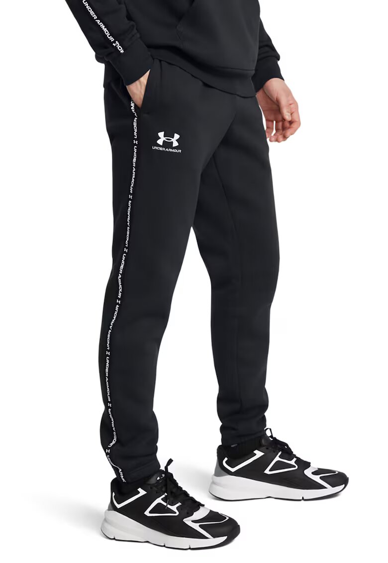 Under Armour Поларен фитнес панталон Icon с връзка
