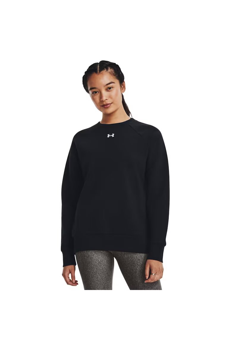 Under Armour Риза Rival Crew FL W 1379508-001 черна