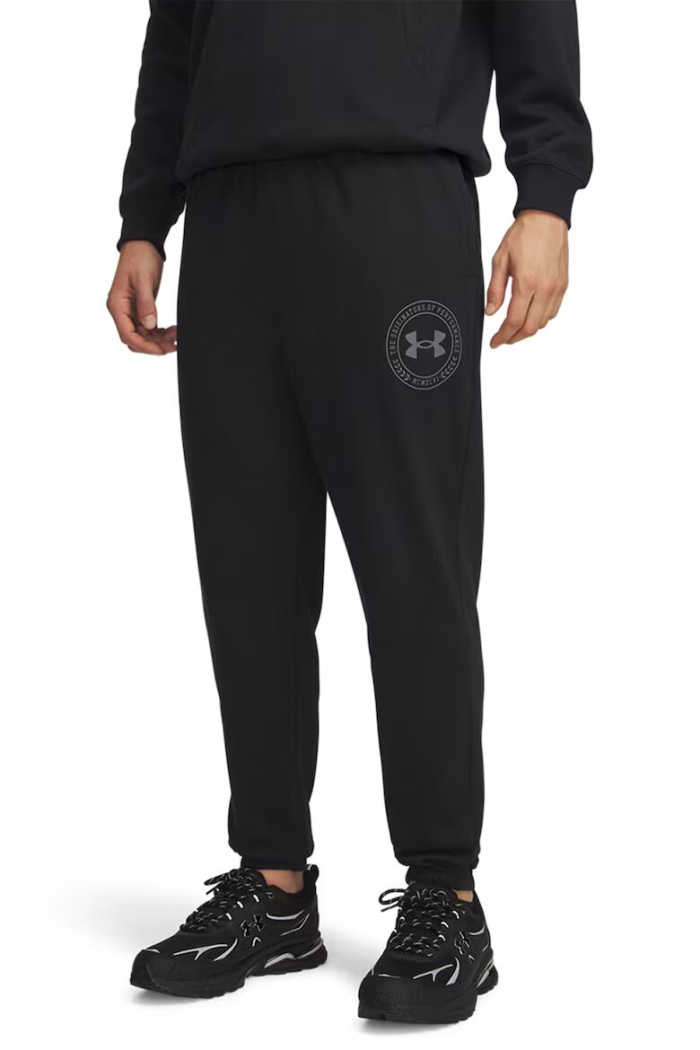 Under Armour Скосен спортен панталон Rival с памук Черен