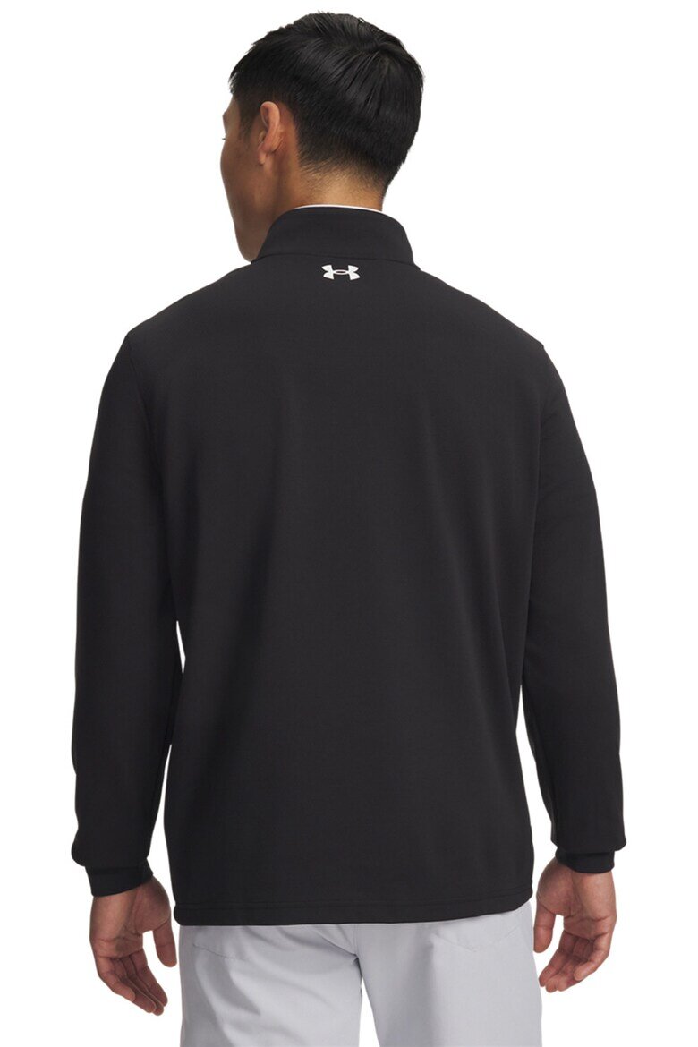 Under Armour Слим блуза за фитнес Черен