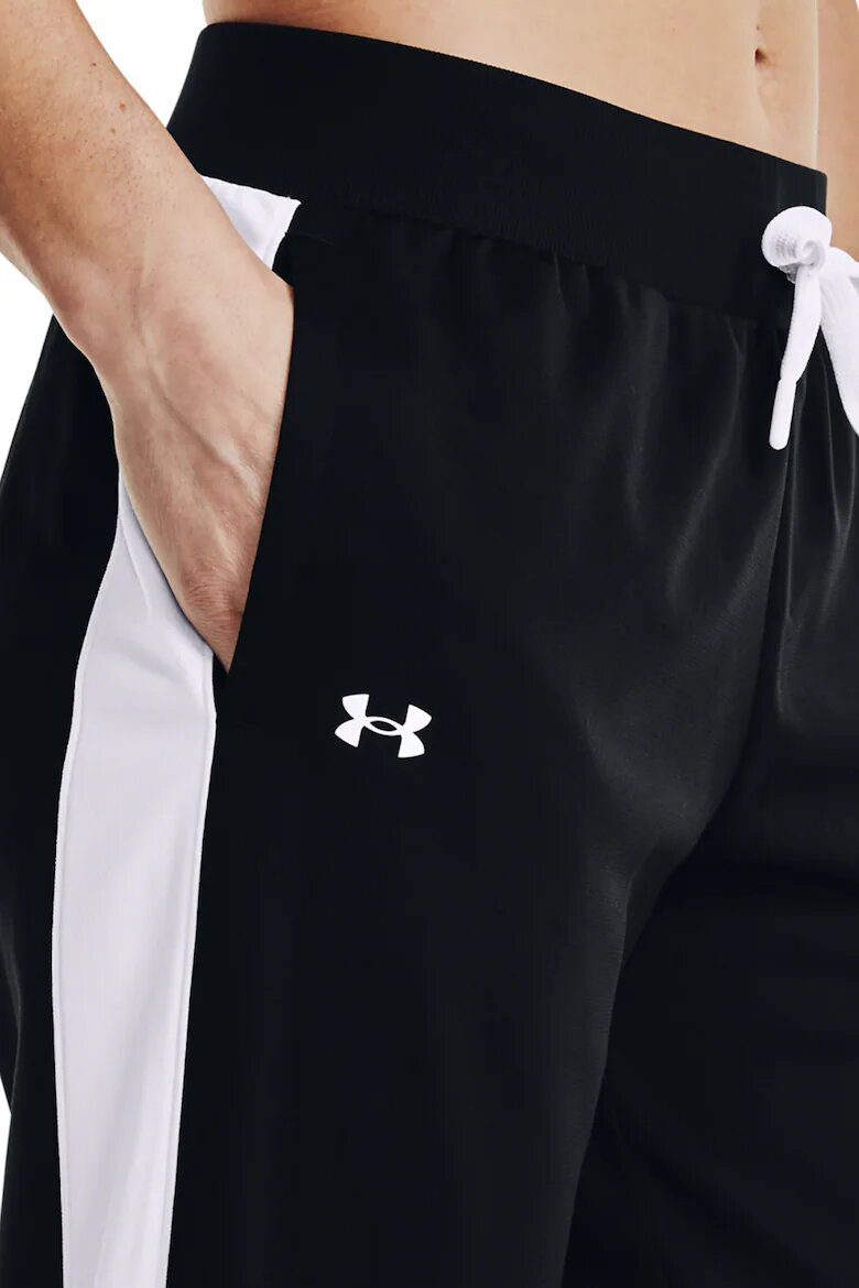 Under Armour Спортен екип Tricot с цип Бял/Черен