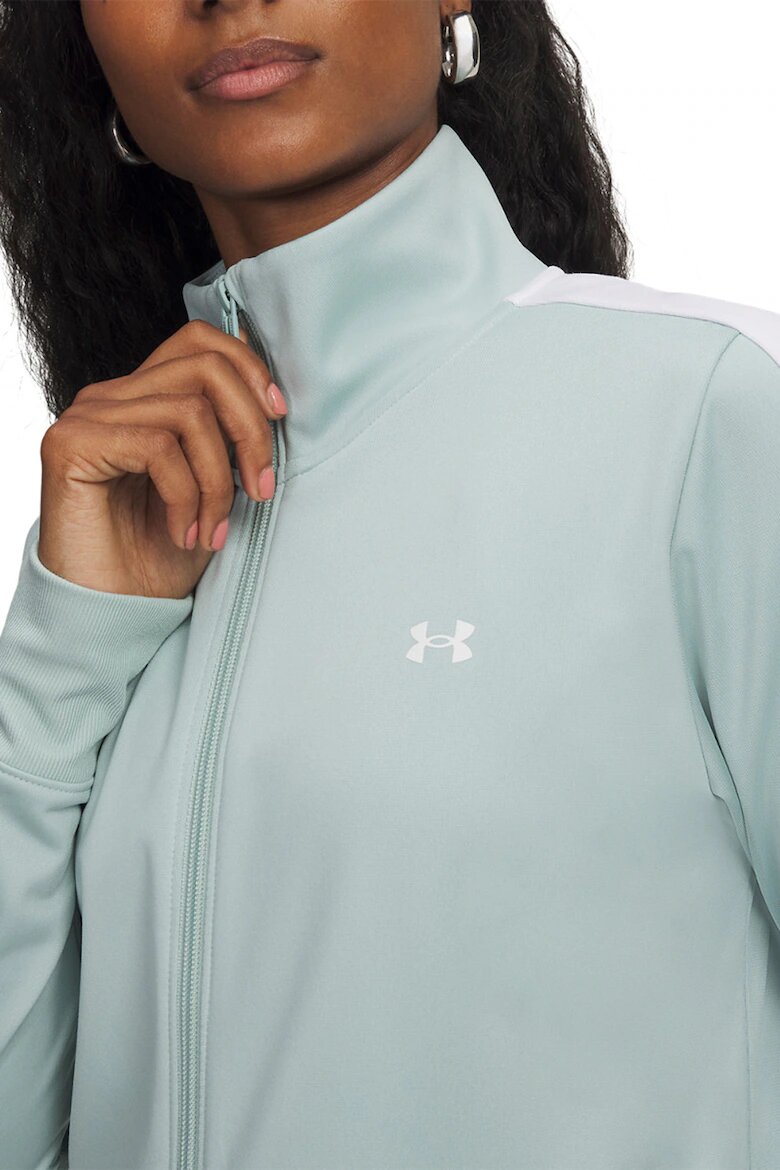 Under Armour Спортен екип Tricot с цип Бял/Ледено синьо