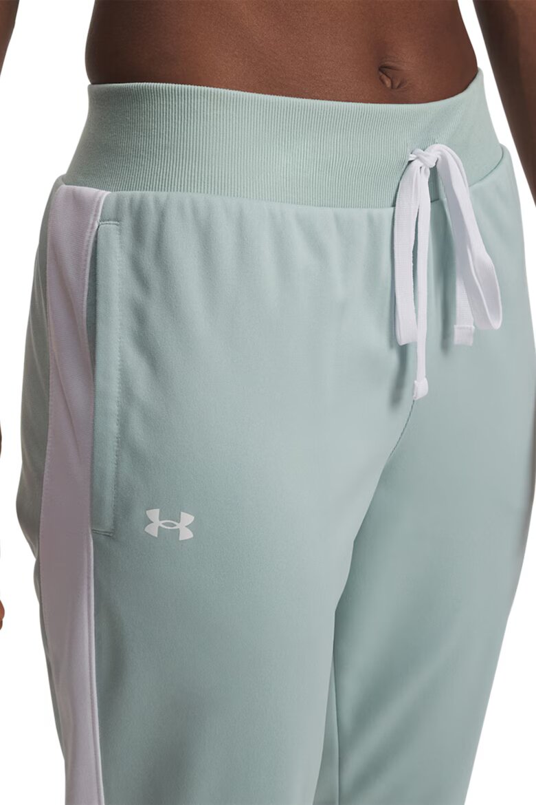 Under Armour Спортен екип Tricot с цип Бял/Ледено синьо