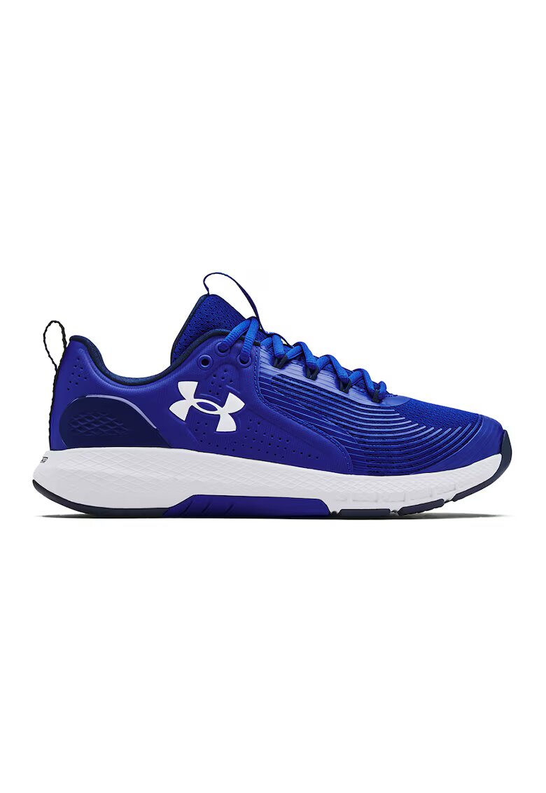 Under Armour Спортни обувки Charged Commit TR 3 - Бял/Кралско Синьо