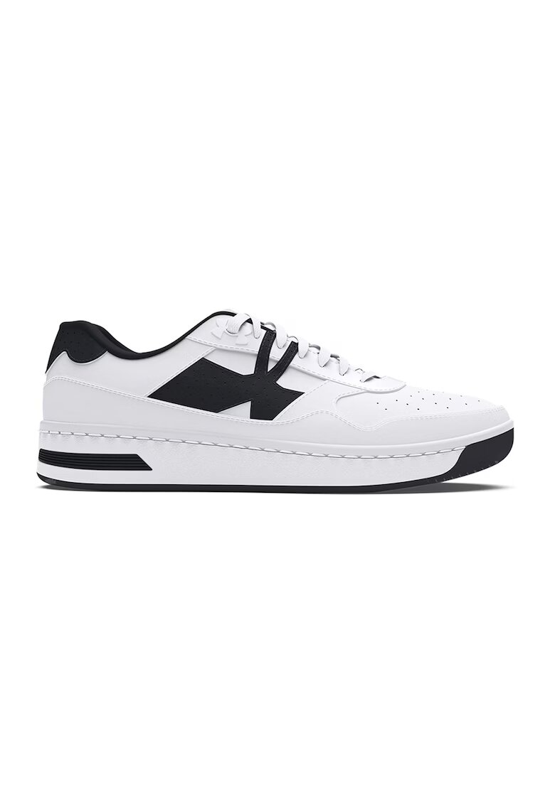 Under Armour Спортни обувки Court 96 с кожа - Бял/Черен