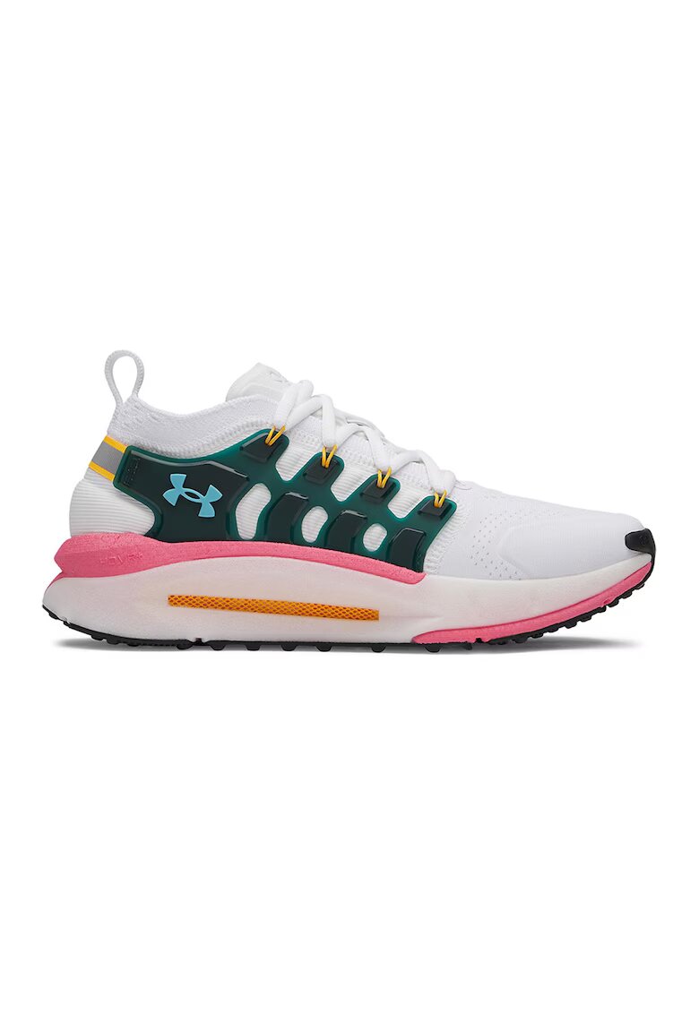 Under Armour Спортни обувки Phantom X с текстил - Пастелнорозов/Избеляло черно/Бял