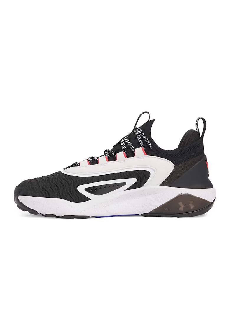 Under Armour Спортни обувки Project Rock 7 - Бял/Черен