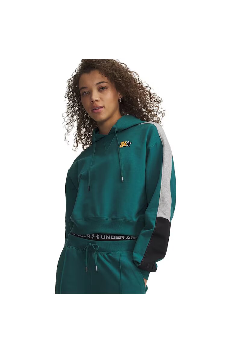 Under Armour Суичър Sport Terry Trend W 6009705-338 Зелен