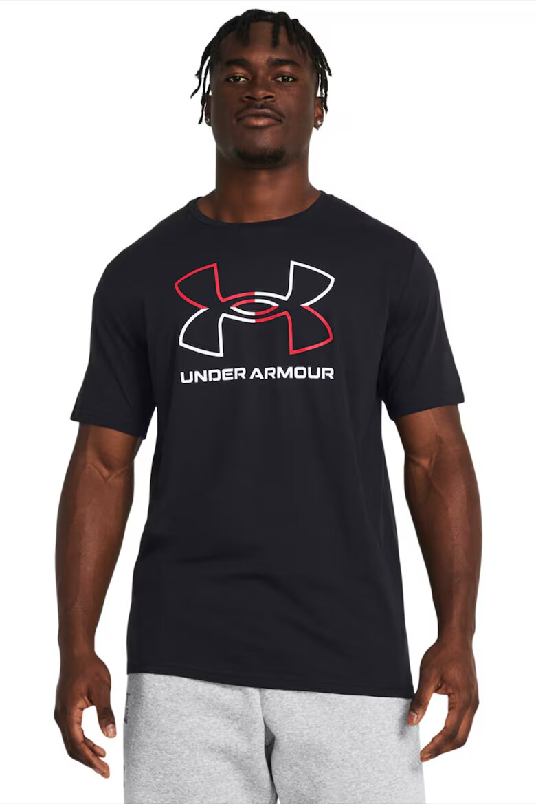 Under Armour Тениска Foundation с лого Черен