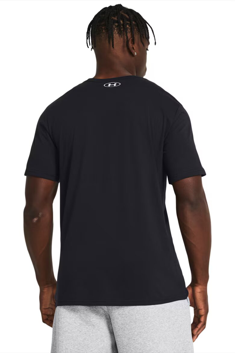 Under Armour Тениска Foundation с лого Черен