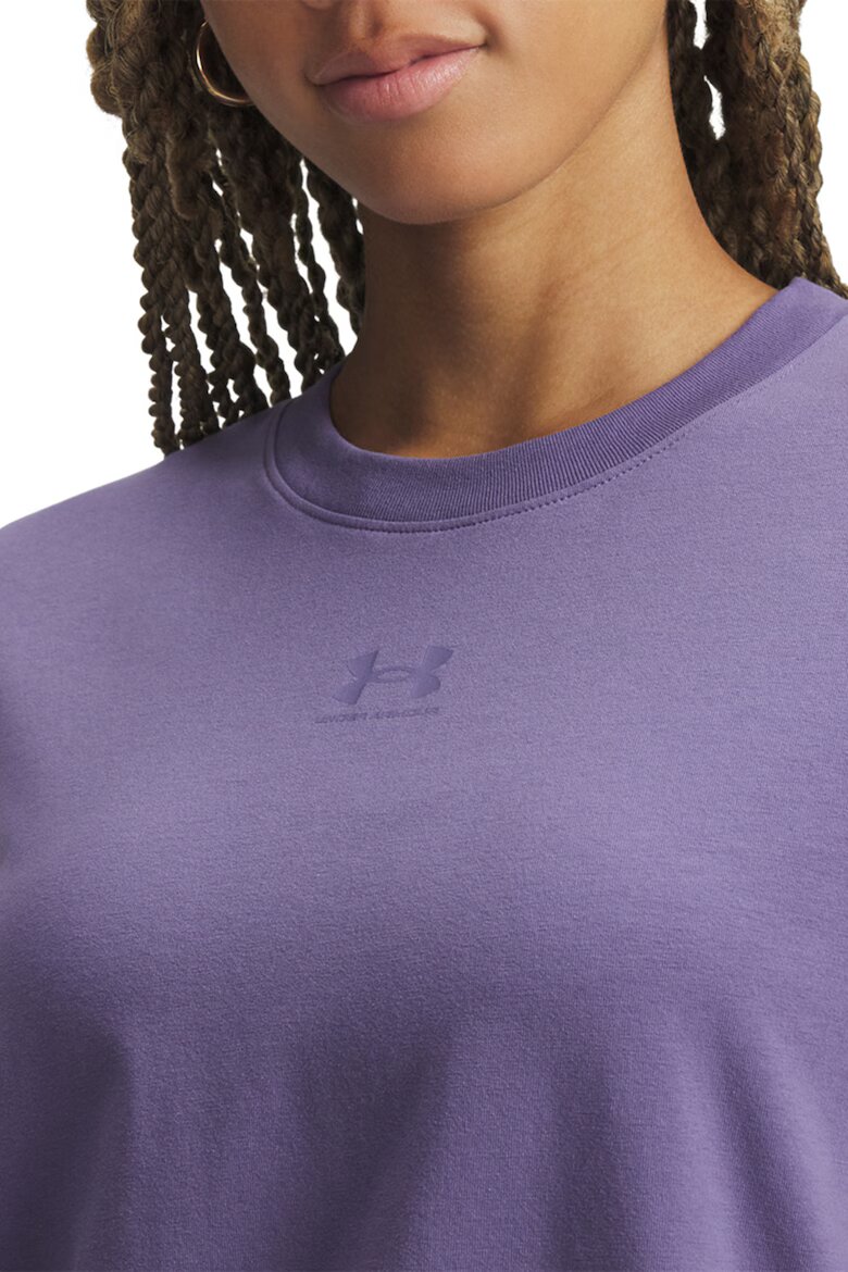Under Armour Тениска Rival Core Лилав