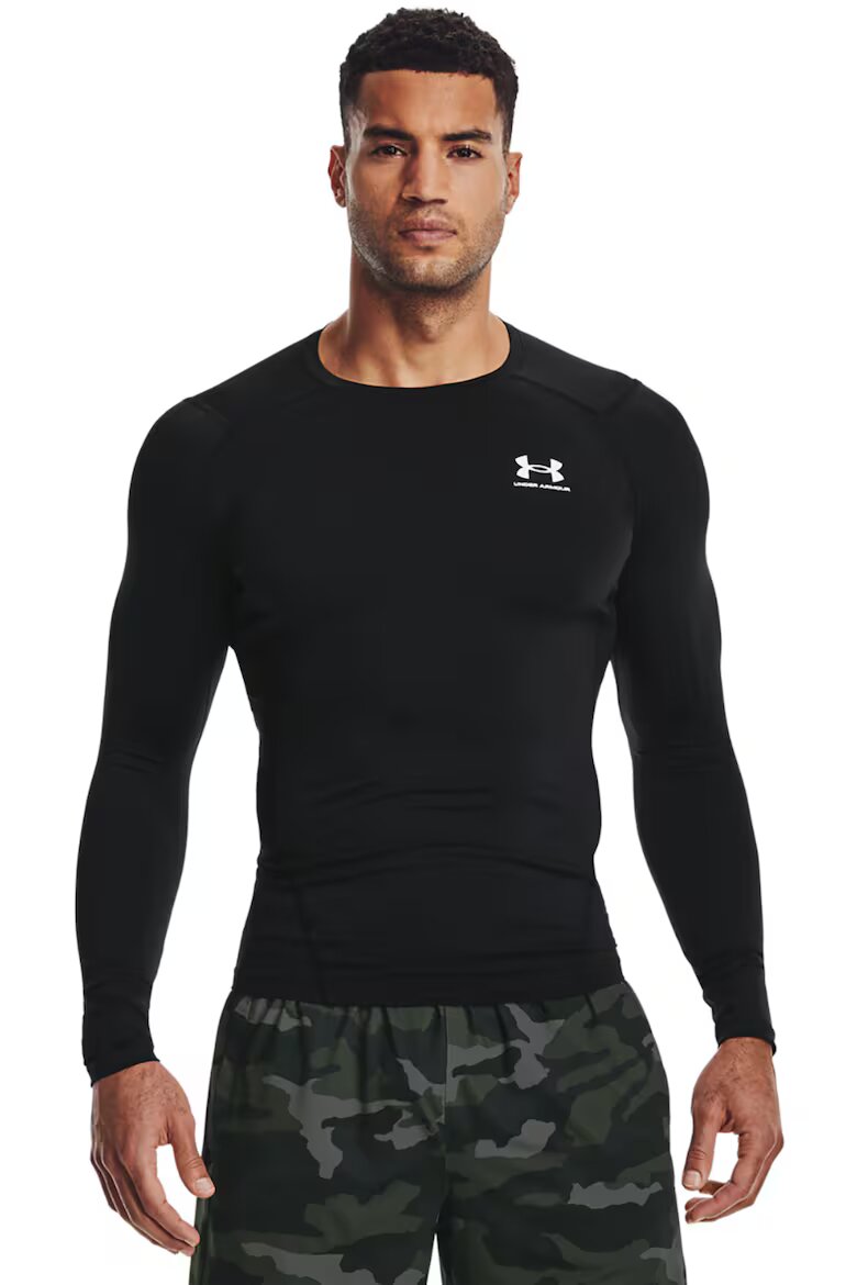 Under Armour Тренировъчна блуза Armour Бял/Черен