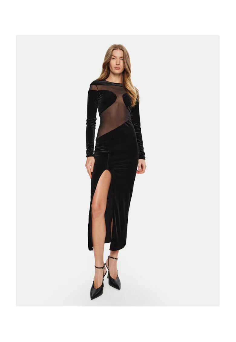Undress code Дамска рокля - 304553998 - Полиестер - Черен - Черен