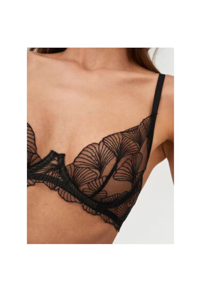 Undress code Дамски сутиен - 304553738 - Полиамид/Еластан - Черен - Черен