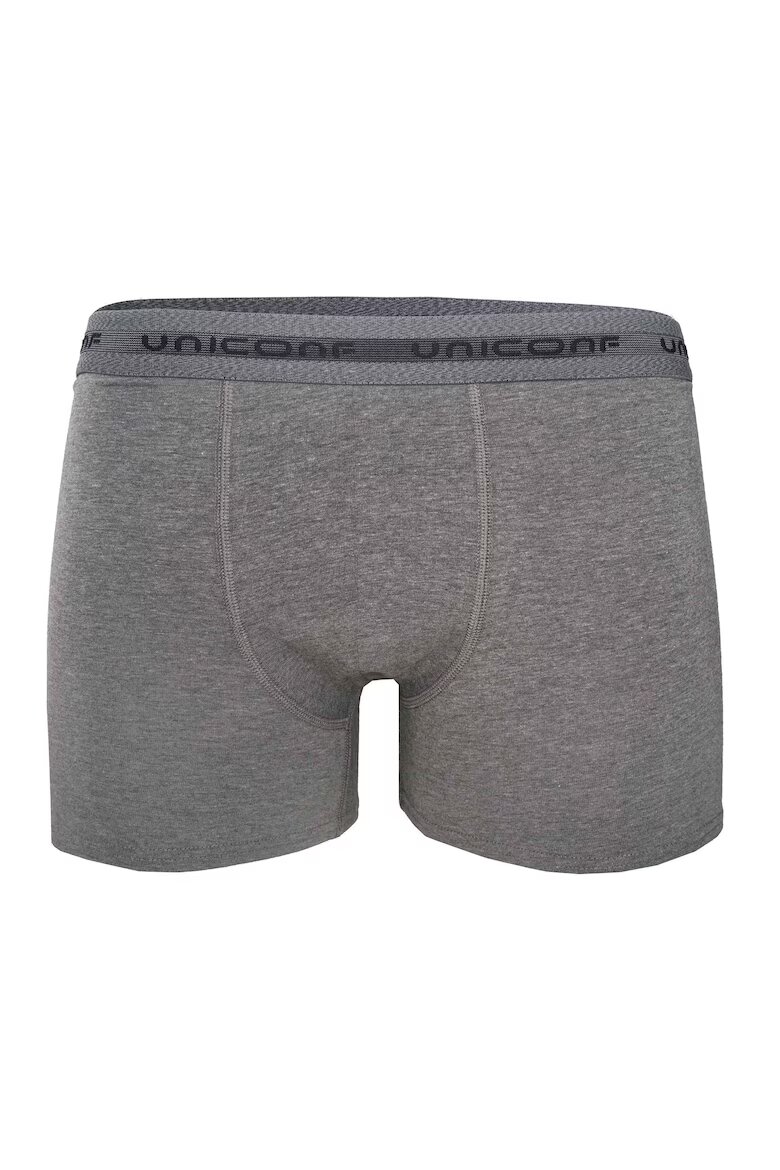 Uniconf Памучни мъжки боксерки BB08R Tъмносив
