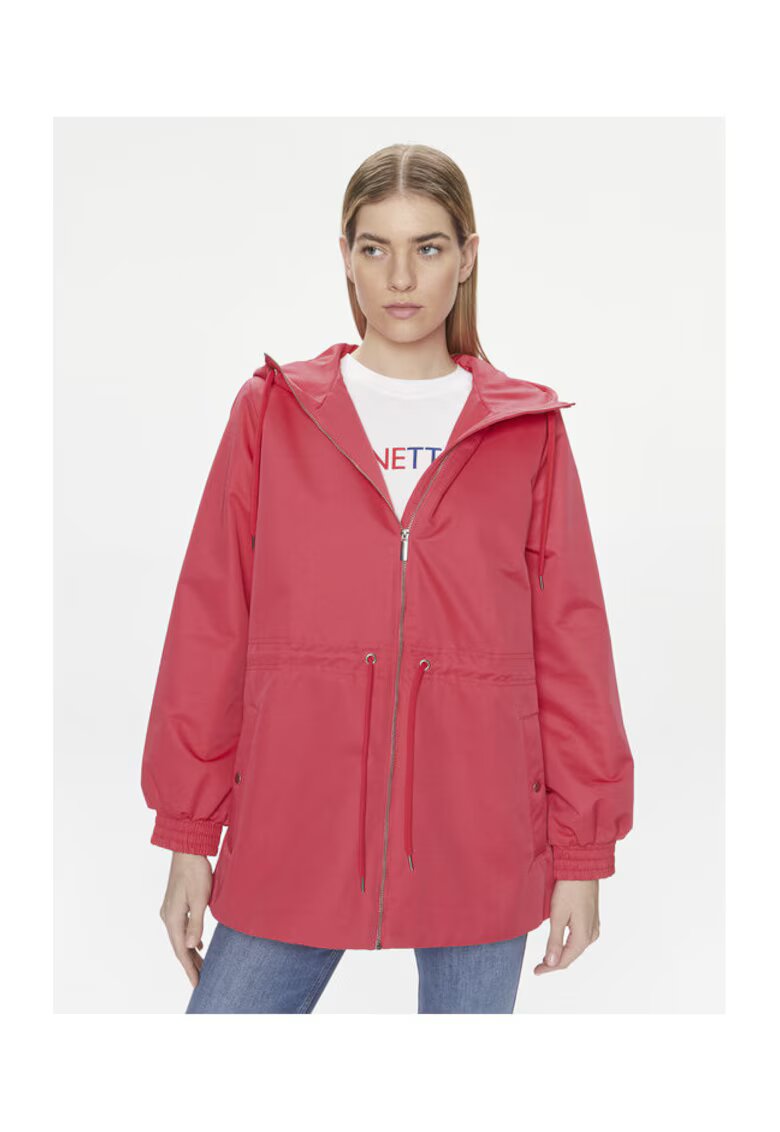 United Colors of Benetton Дамско яке - 303813208 - Найлон - Розов