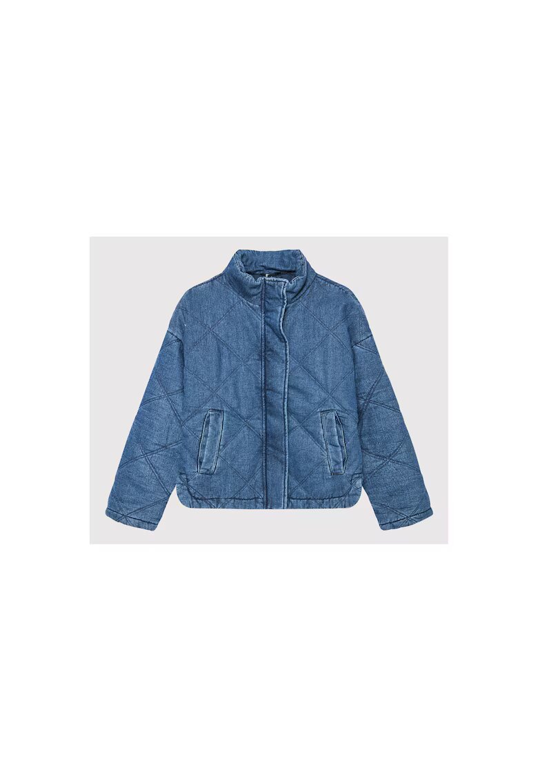 United Colors of Benetton Детско дънково яке - 301232384 - Памук - Синьо