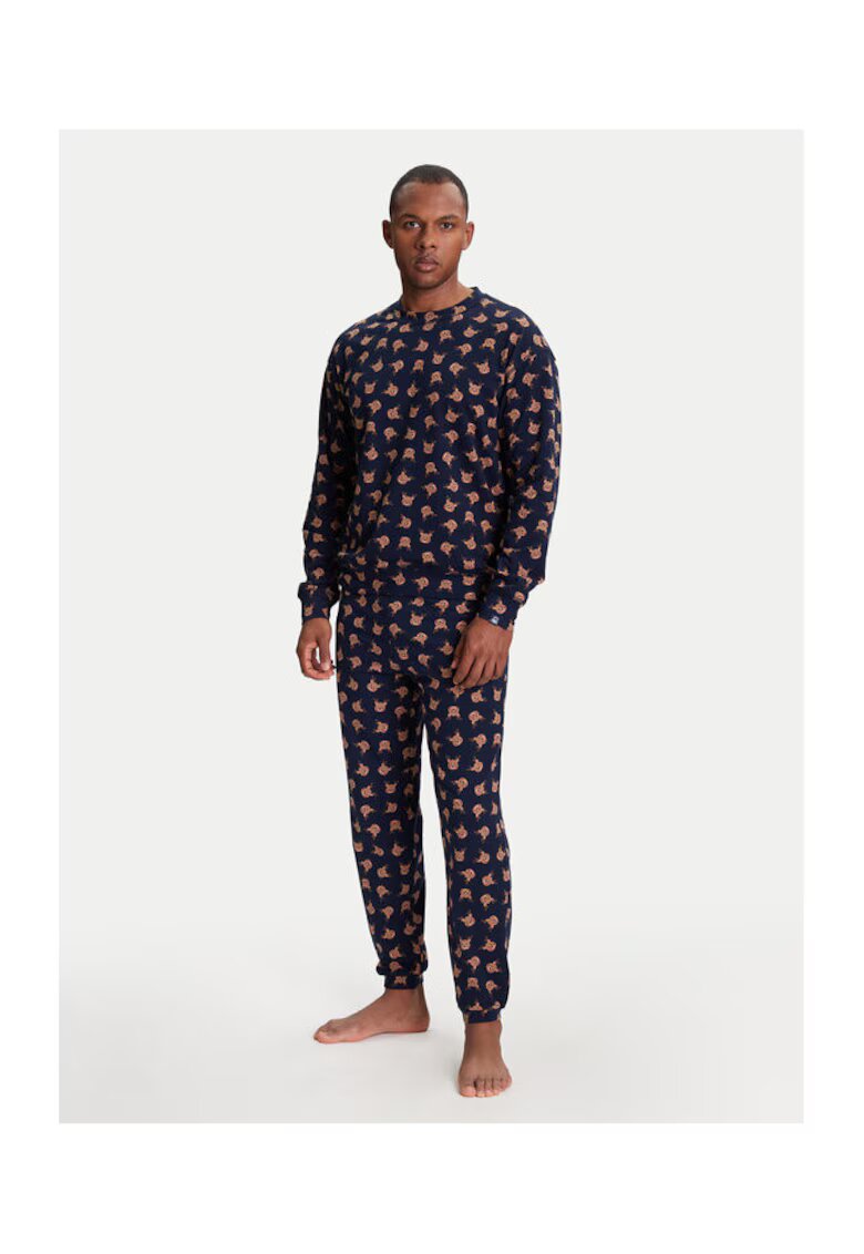 United Colors of Benetton Мъжка пижама 38DK4P02L - Памучна -