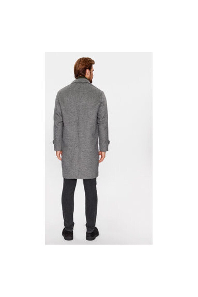 United Colors of Benetton Мъжко палто 303291259 Полиестер Сив Сив