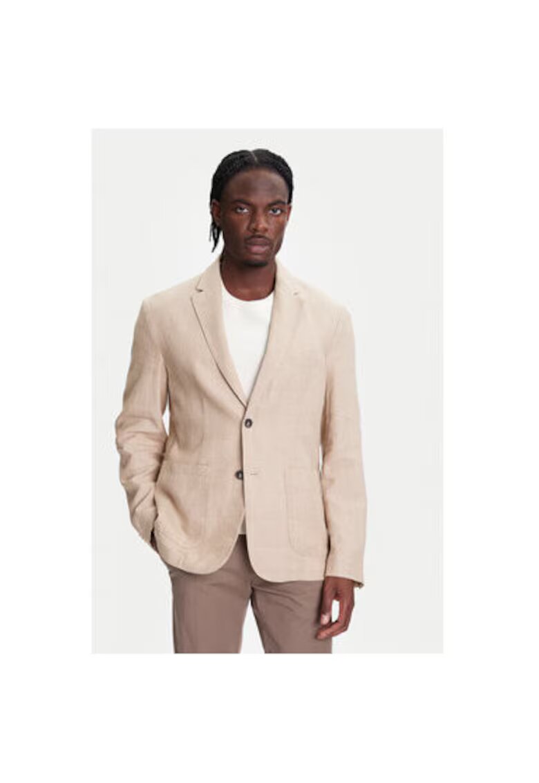 United Colors of Benetton Мъжко яке 23B3UW014 - Лен/Памук -