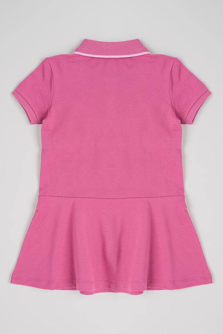 United Colors of Benetton Рокля с яка и копчета Розово