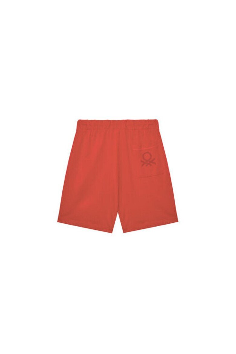 United Colors of Benetton Спортни шорти за момчета 3BL0C903L Памук Червен