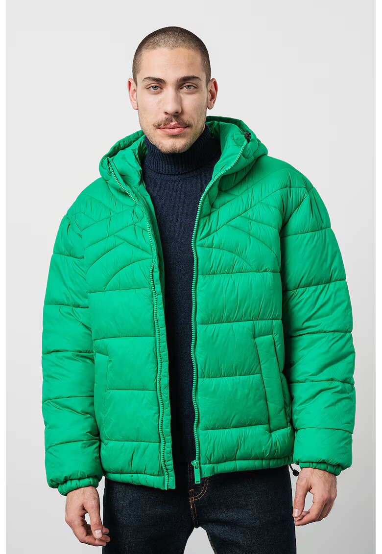 United Colors of Benetton Унисекс зимно яке с качулка