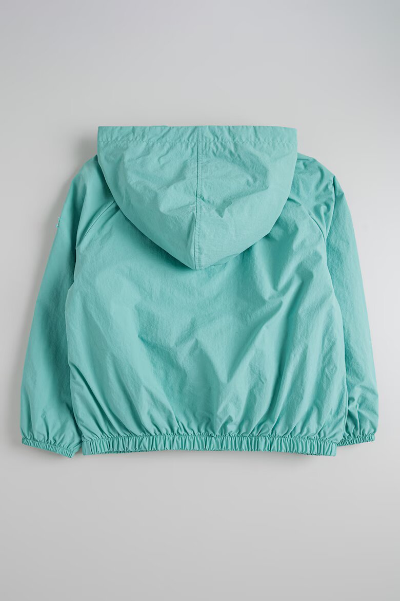 United Colors of Benetton Яке с качулка и еластични подгъви Mint