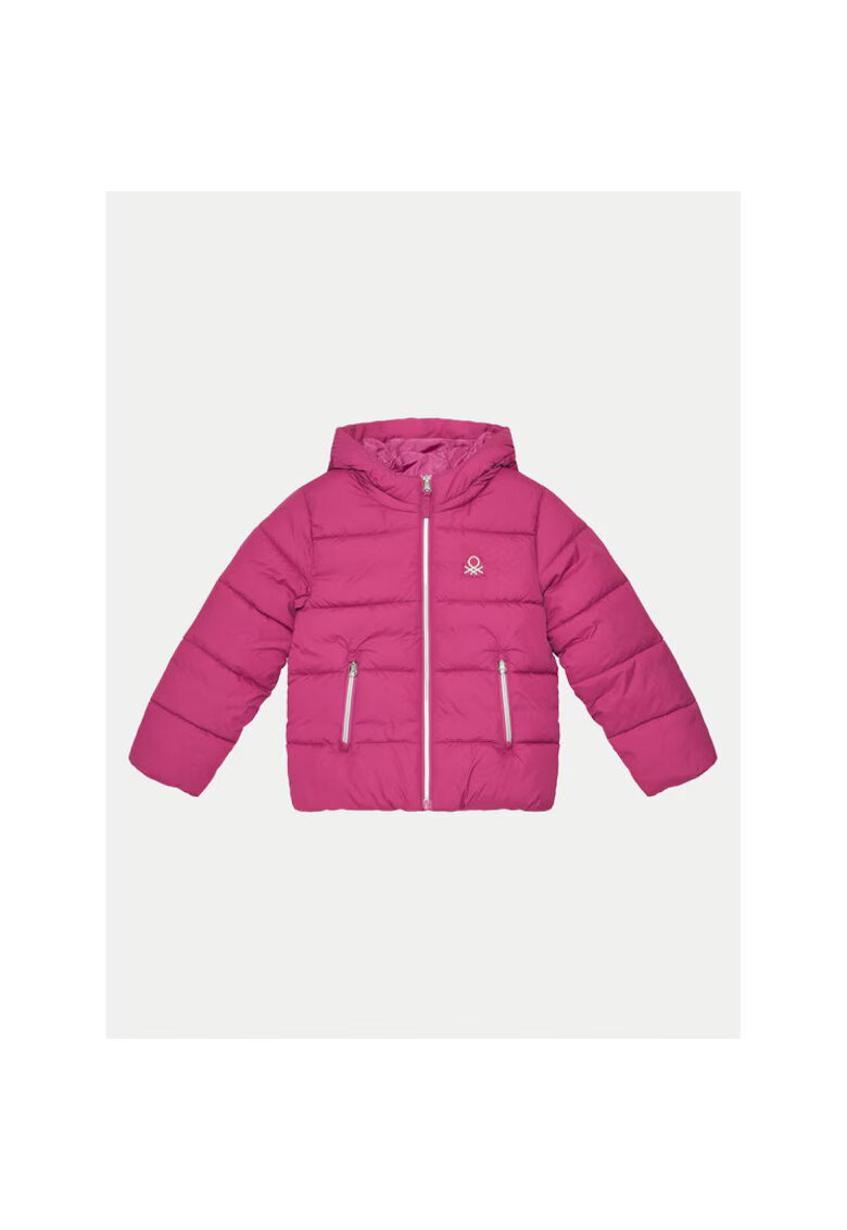 United Colors of Benetton Яке за момиче - 304268564 - Найлон - Розов