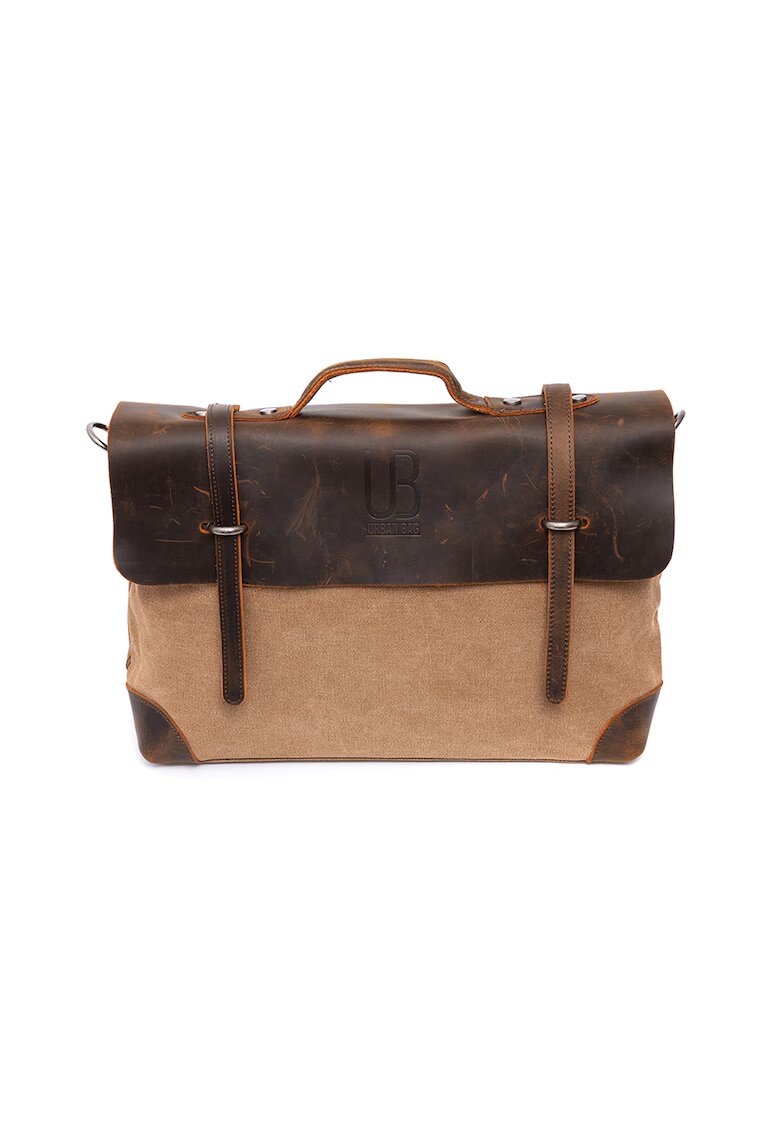 Urban Bag Унисекс чанта с кожени детайли