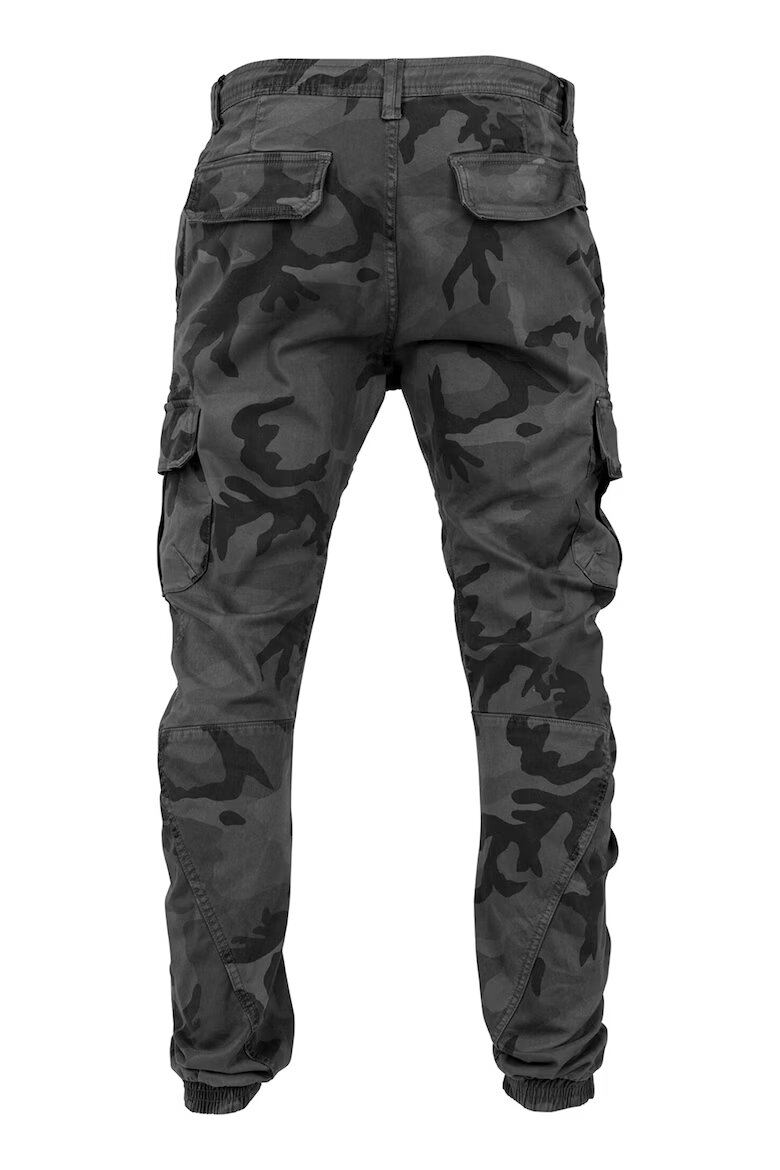 Urban Classics Камуфлажен карго панталон Сив