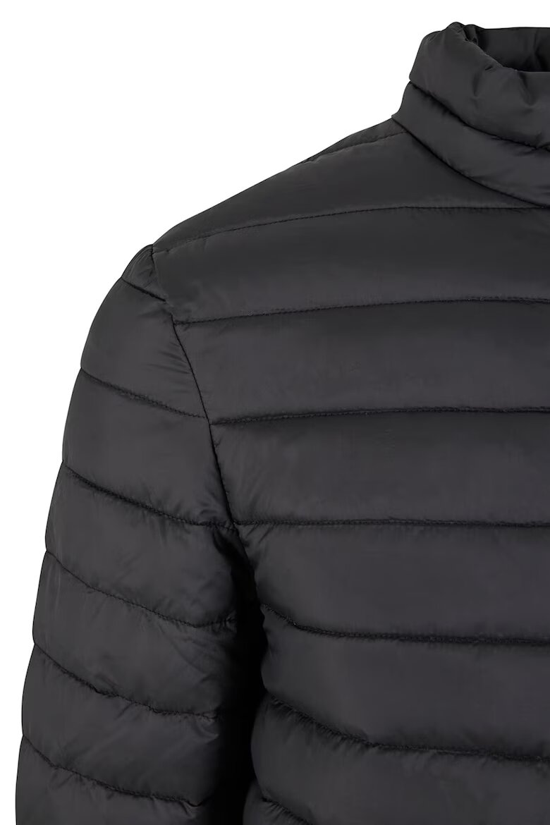 Urban Classics Капитонирано яке с цип Черен
