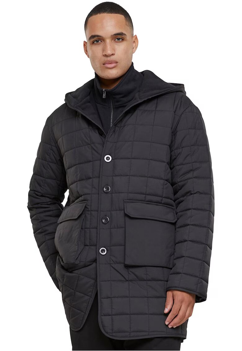 Urban Classics Капитонирано зимно яке с качулка