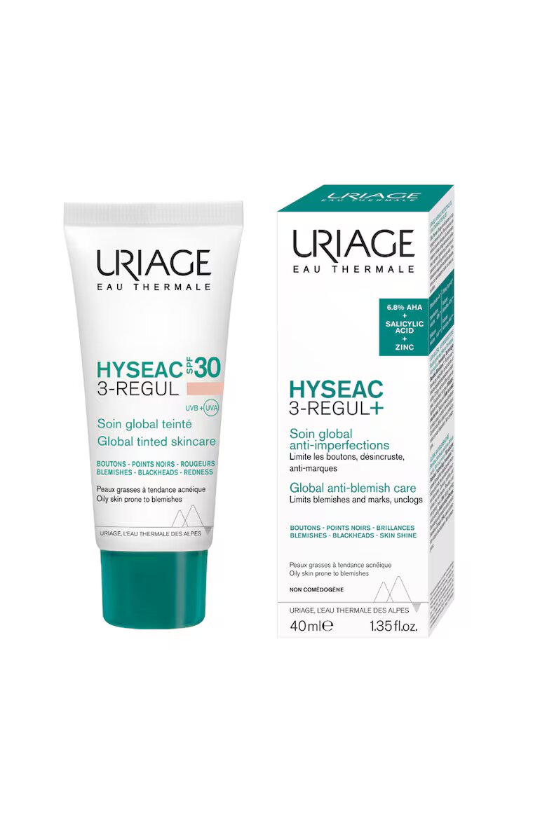 Uriage Крем против акне SPF30 Hyseac 3-Regul 40 мл