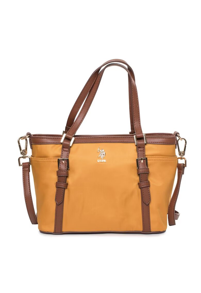 US Polo Assn Чанта за през рамо - - жълта - 31x20x11см - полиуретан