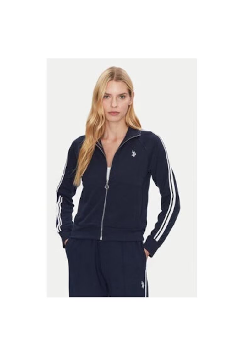 US Polo Assn Дамска блуза - . - 305227430 - Полиестер/Вискоза - Синя