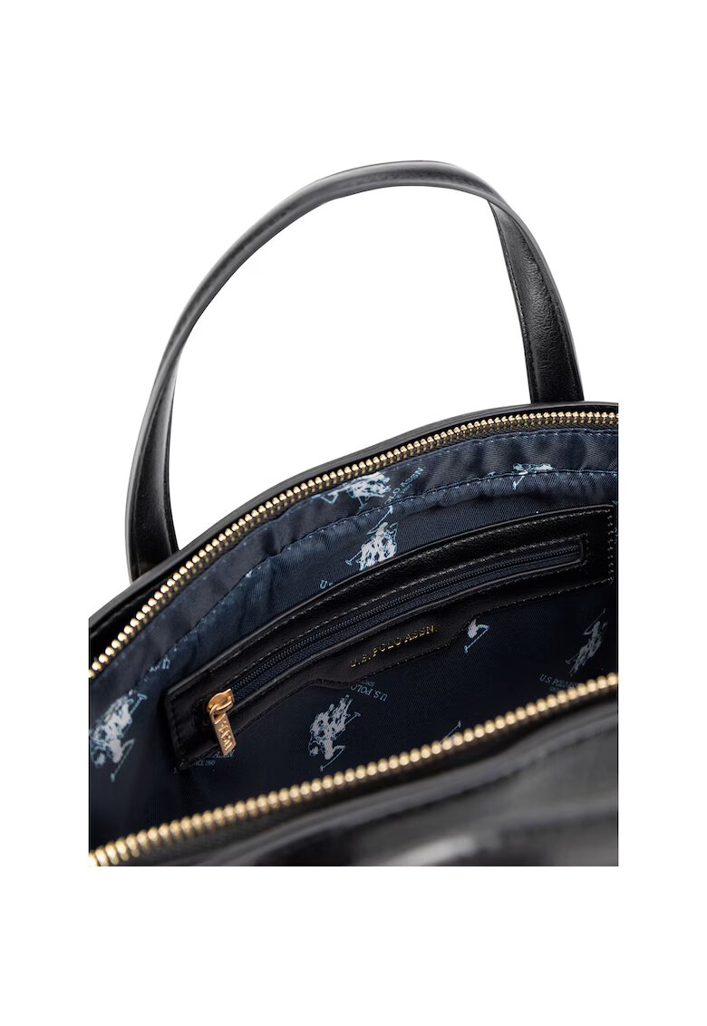 US Polo Assn Дамска чанта - черна - синтетичен материал - модел BIUXT8500WVP