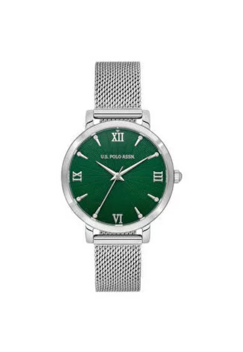 US Polo Assn Дамски часовник USPA2080-02 - сребрист
