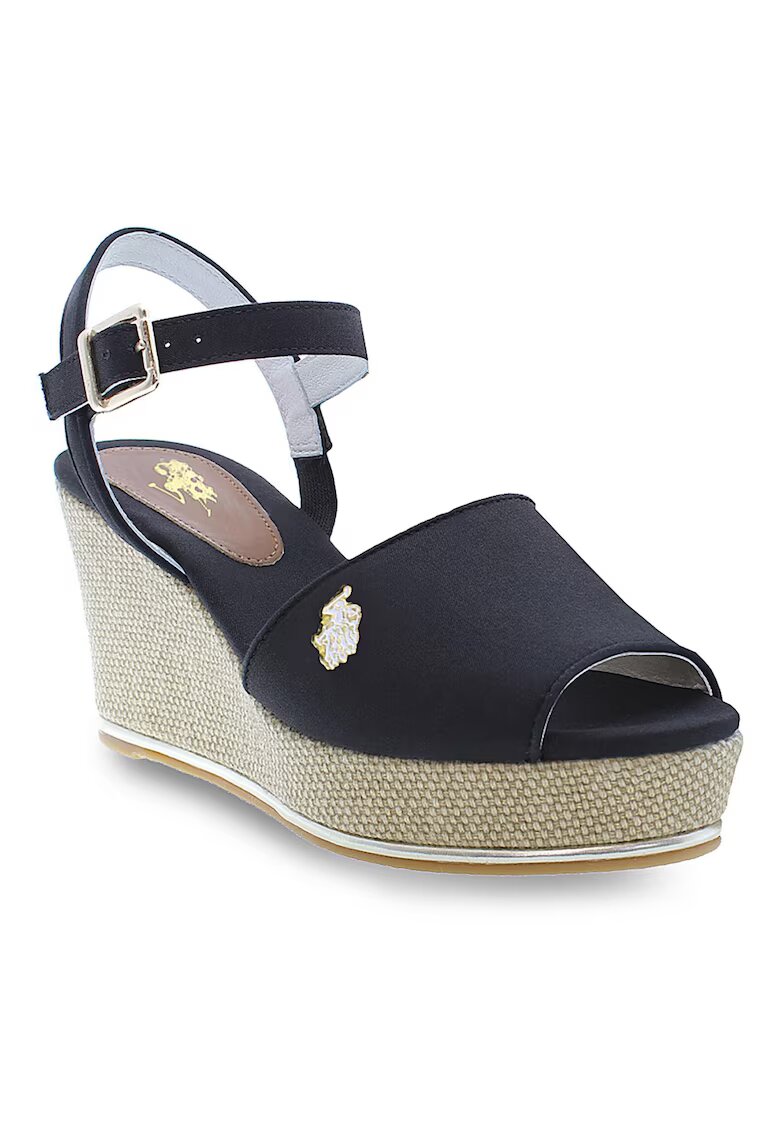 US Polo Assn Дамски сандали - . - 302822201 - текстил - черни - Черен