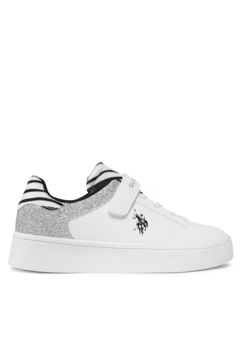 US Polo Assn Детски обувки US Pollo Assn - 303233655 - Текстил - Бели