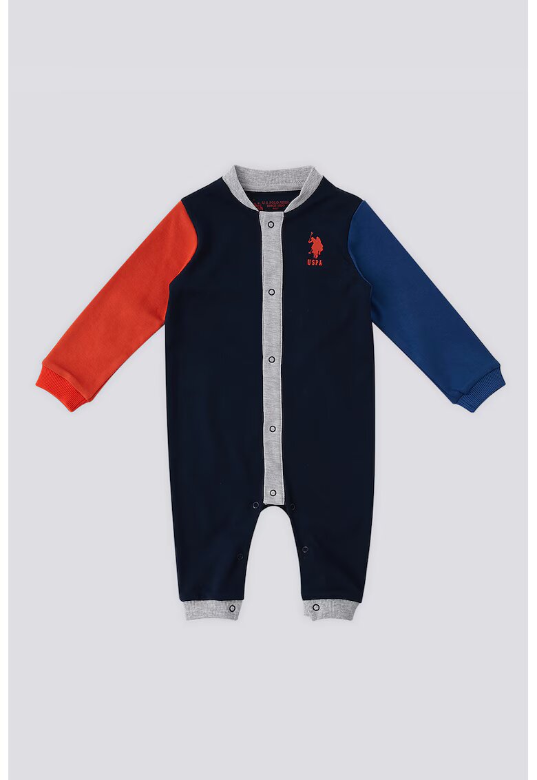 US Polo Assn Гащеризон с лого - Червен/Тъмносин