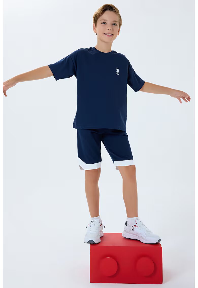 US Polo Assn Къс спортен екип с лого