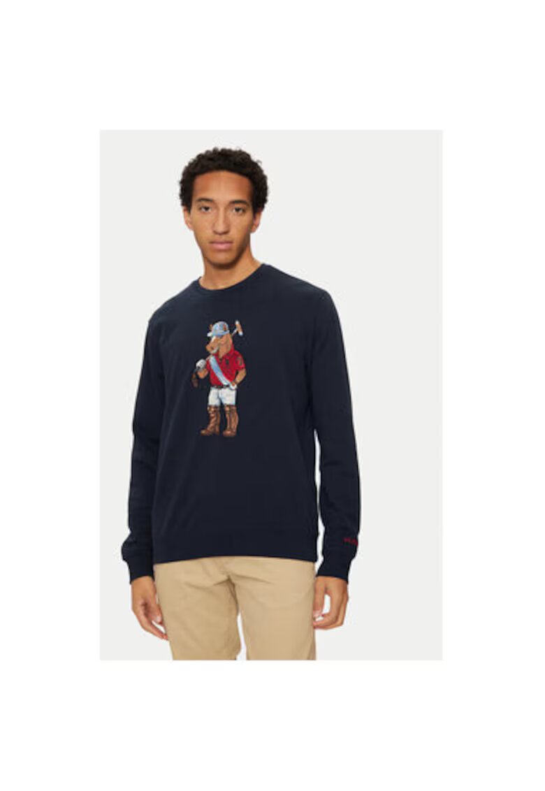 US Polo Assn Мъжка блуза - U.S. Polo ASSN - 304796715 - Памук - Синьо