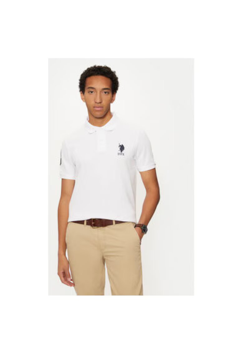 US Polo Assn Мъжка тениска - . - 304797453 - Памук - Бяла