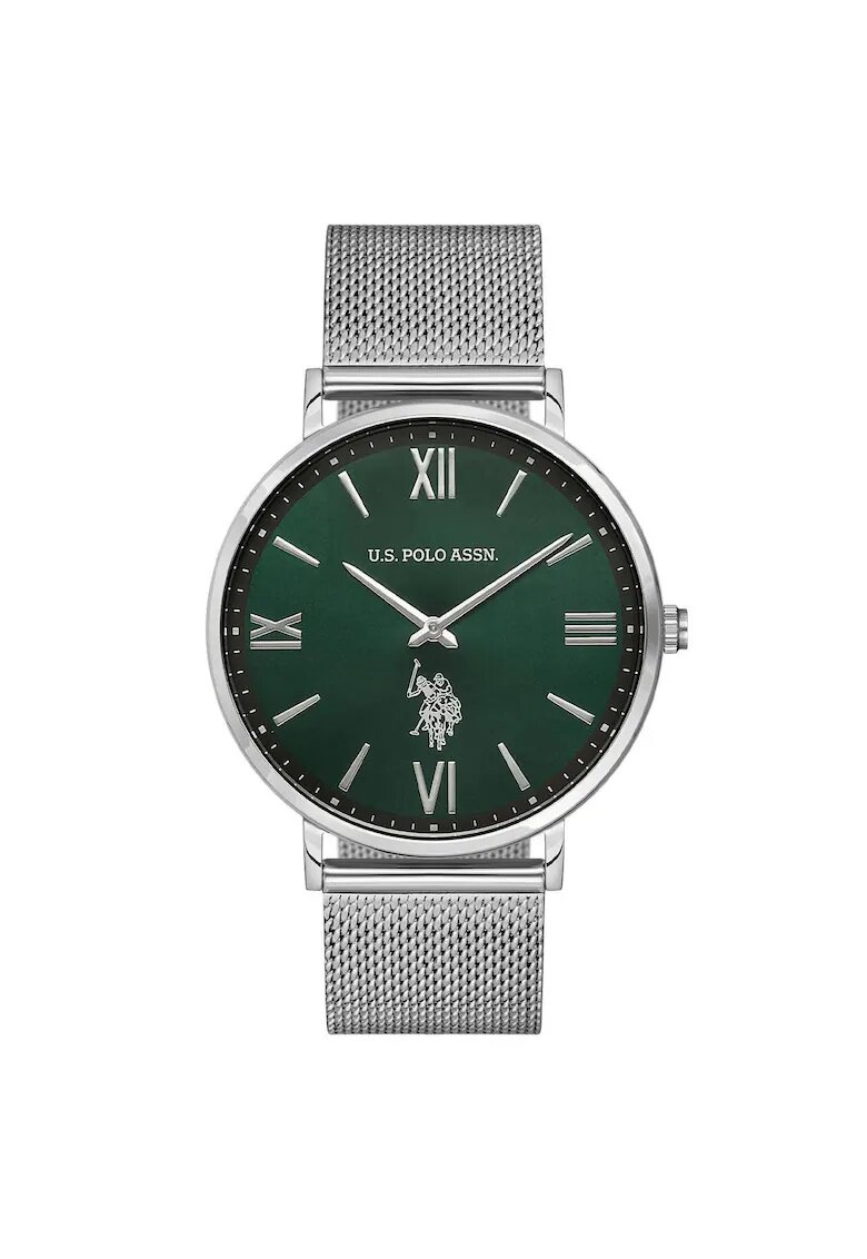US Polo Assn Мъжки часовник USPA1024-05 - диаметър на корпуса 42 мм - 5 ATM - Зелен
