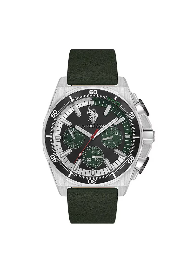 US Polo Assn Мъжки часовник USPA1092-01 - диаметър на корпуса 42 мм - 5 АТМ