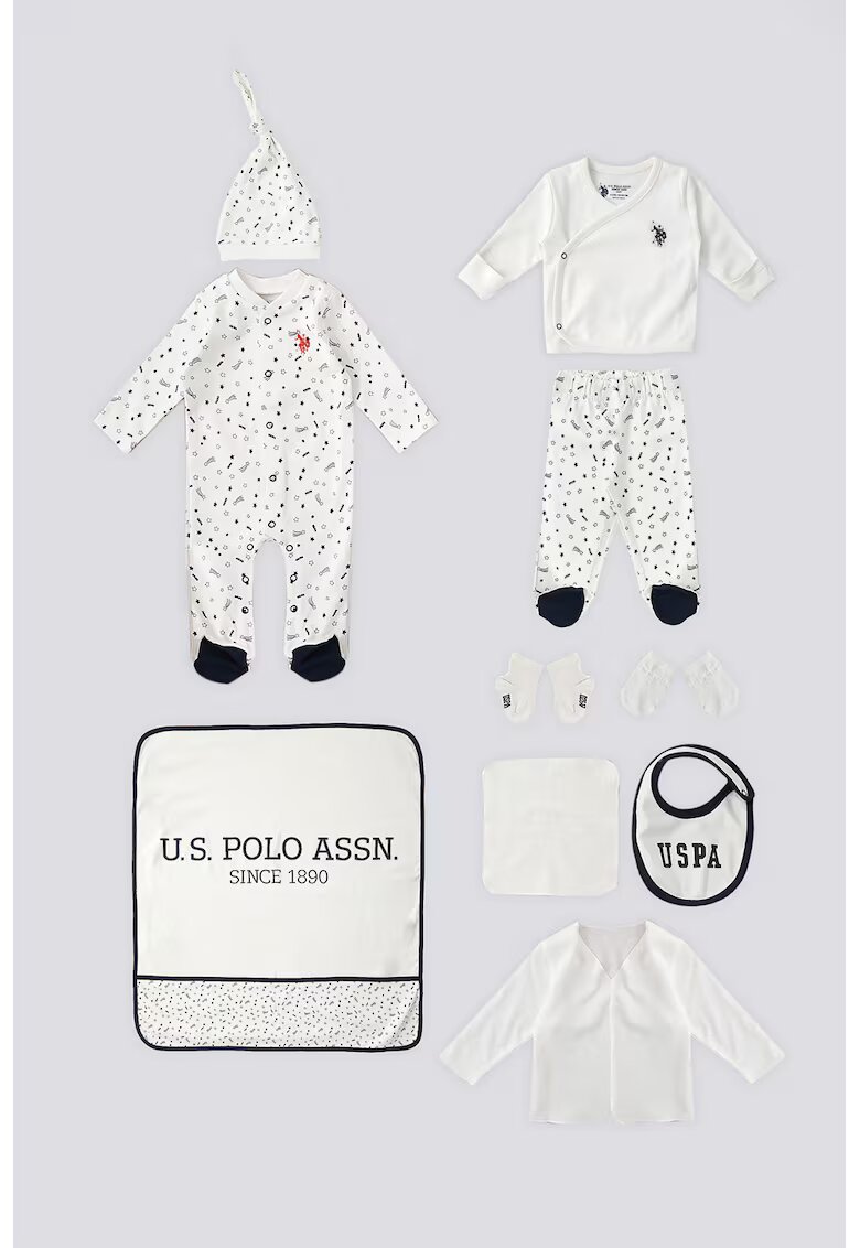 US Polo Assn Облекло с принт - 10 части